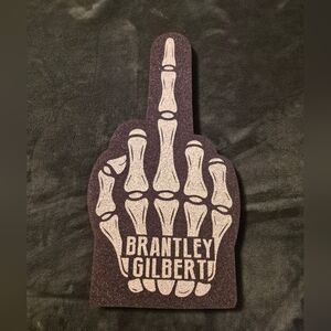Brantley Gilbert Skeleton Foam Hand Sign Glove.